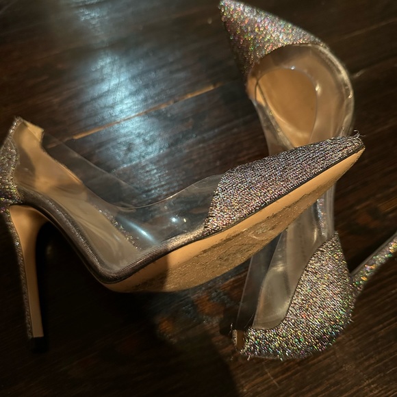 Gianvito Rossi plexi glitter pumps in very good condition! Worn 4 times maximum - Picture 6 of 10
